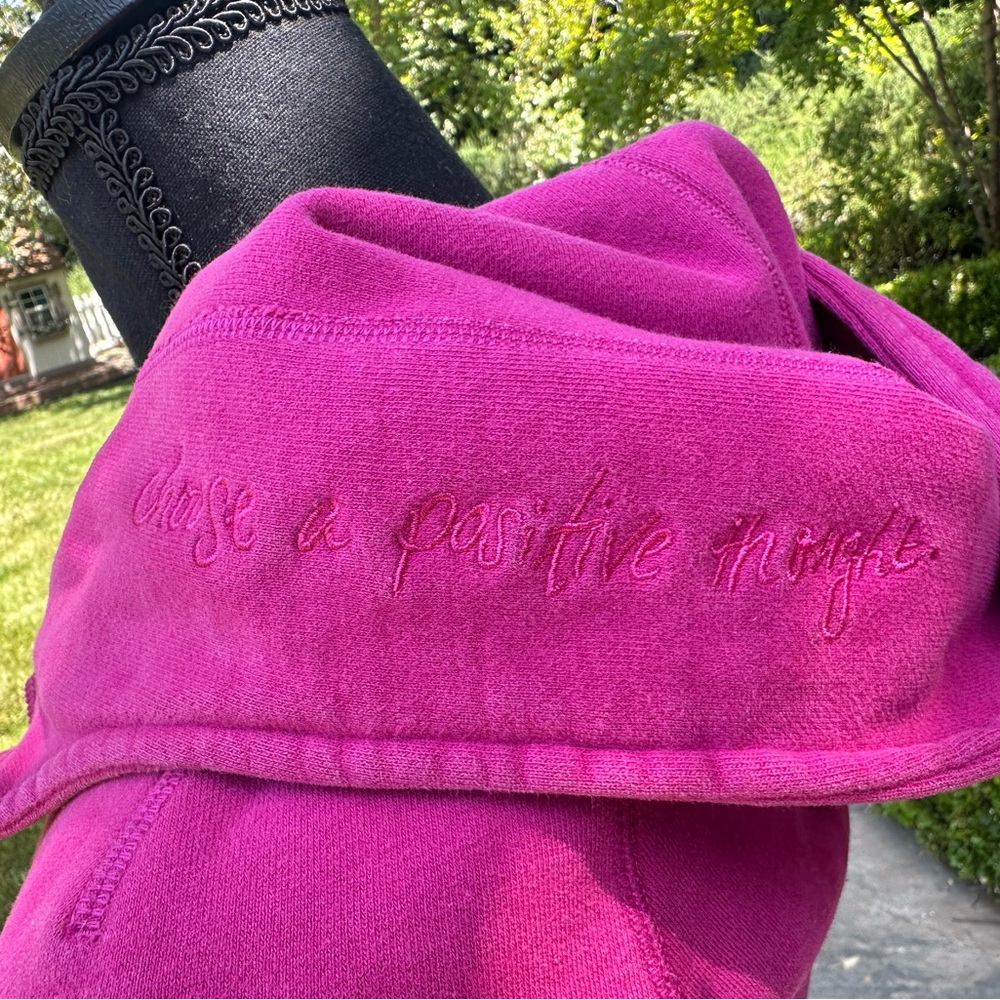 lululemon athletica scuba hoodie fuschia size 4 - Picture 2 of 3